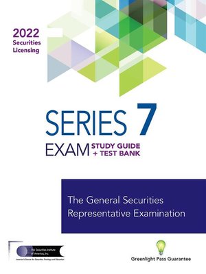 cover image of Series 7 Study Guide 2022 + Test Bank